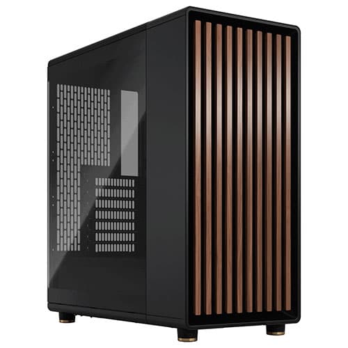 FRACTAL DESIGN North Charcoal ATX Mid Tower Cabinet (Black) - Byte Baazar