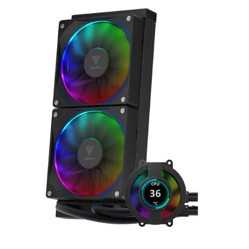 GAMDIAS CHIONE P3 240U 240mm ARGB CPU Liquid Cooler (Black) - Byte Baazar