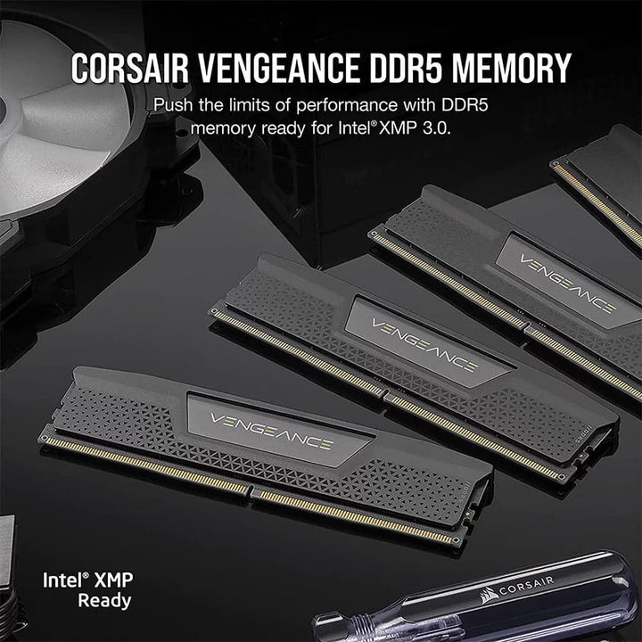 CORSAIR Vengeance 32GB ( 16GB x 2 ) 5200MHz DDR5 RAM ( Black ) - Byte Baazar