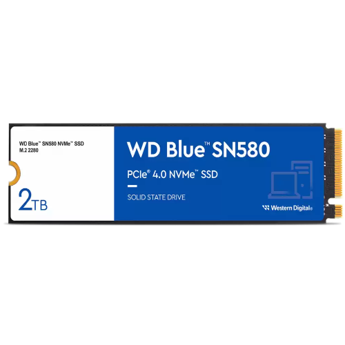 WESTERN DIGITAL Blue SN580 2TB Gen4 NVMe Internal Solid State Drive ( SSD ) - Byte Baazar