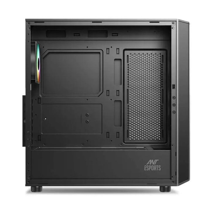 ANT ESPORTS 411 Air ARGB EATX Mid Tower Cabinet (Black) - Byte Baazar