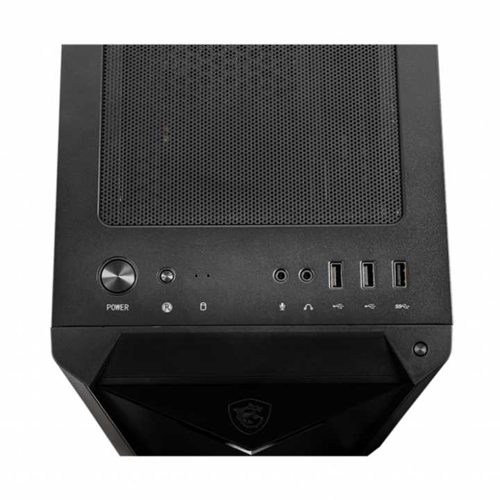 MSI MAG Shield 100R ARGB ATX Mid Tower Cabinet (Black) - Byte Baazar