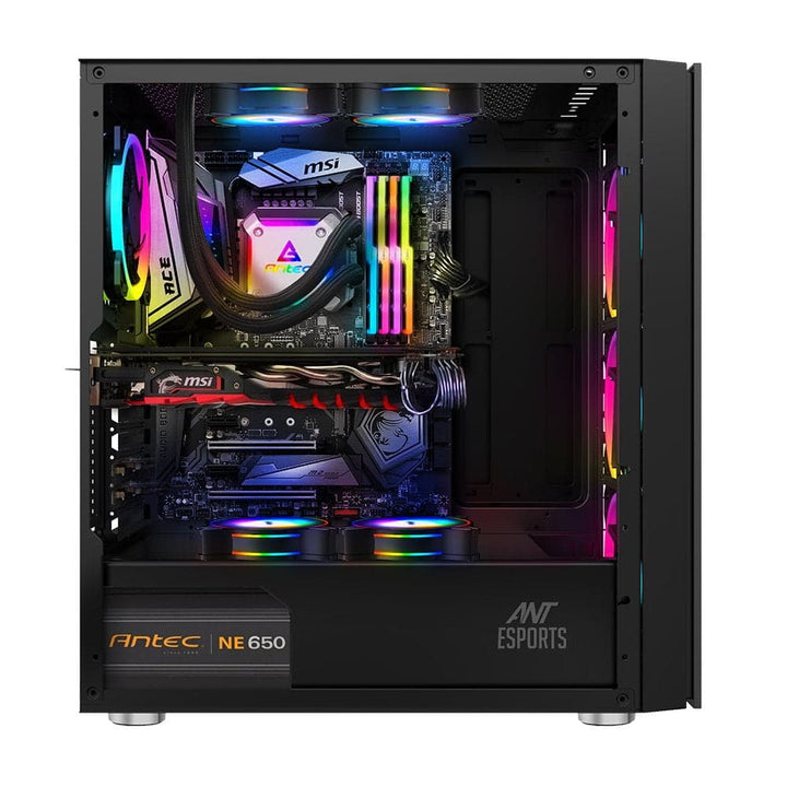 ANT ESPORTS ICE-511MT EATX Mid Tower Cabinet (Black) - Byte Baazar