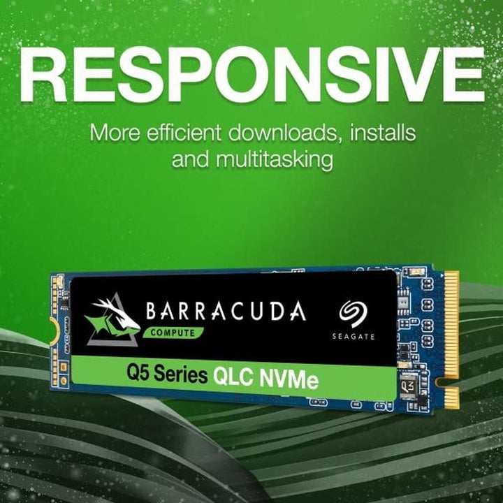 SEAGATE Barracuda Q5 1TB M.2 NVME Gen3 Solid State Drive ( SSD ) - Byte Baazar