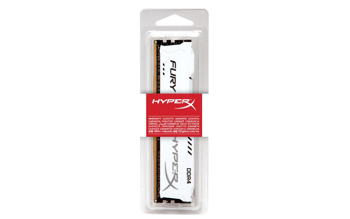 HYPERX Fury 8GB ( 8GBx1 ) 2400MHz DDR4 RAM ( White) - Byte Baazar