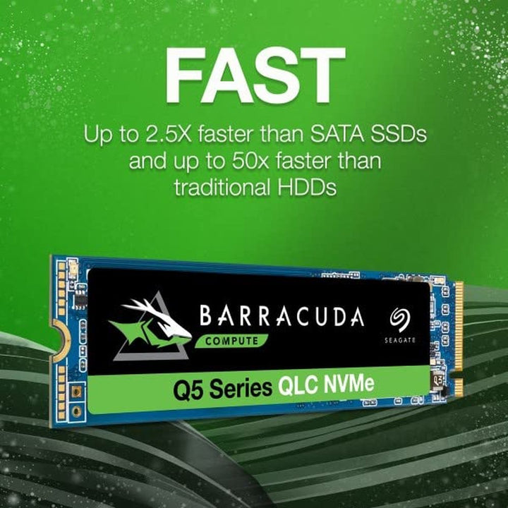 SEAGATE Barracuda Q5 1TB M.2 NVME Gen3 Solid State Drive ( SSD ) - Byte Baazar