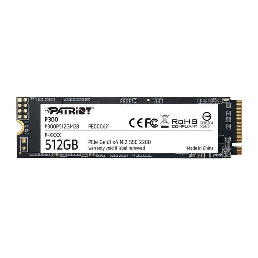 PATRIOT P300 512GB M.2 NVMe Internal Solid State Drive ( SSD ) - Byte Baazar