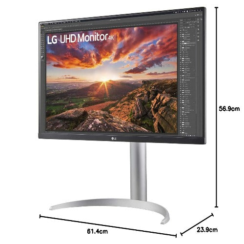 LG 27UP850N 27 Inch UHD 60Hz IPS Panel 95% SRGB 5MS AMD Freesync IPS Professional Monitor - Byte Baazar