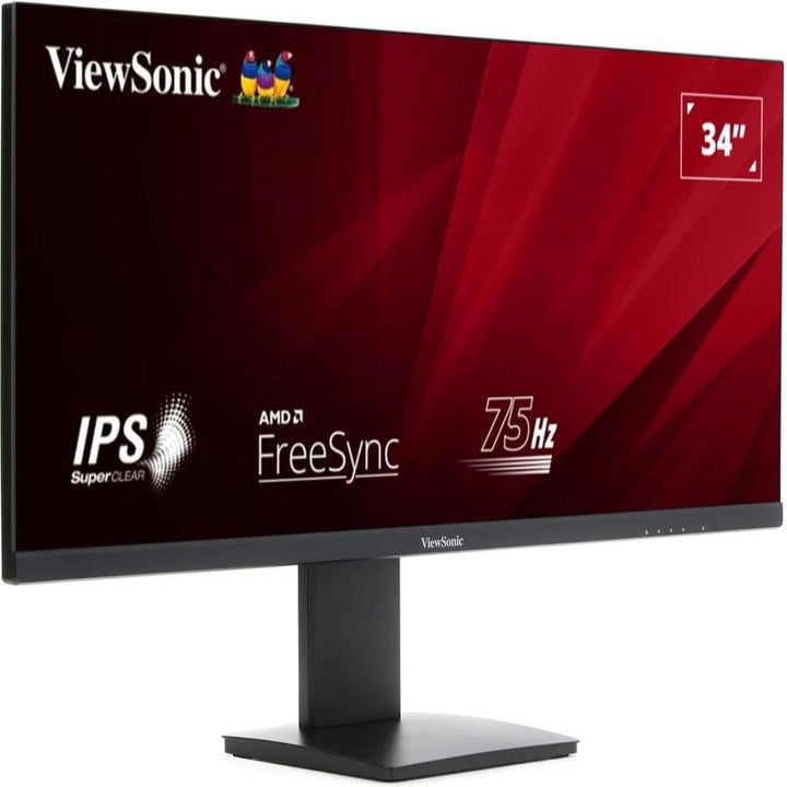 VIEWSONIC VA3456-MHDJ 34 Inch QHD 75Hz IPS Panel 104%SRGB AMD Freesync Monitor - Byte Baazar