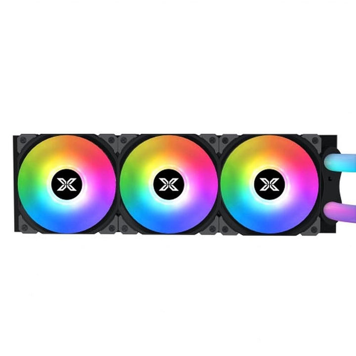 XIGMATEK Neon Aqua 360 ARGB 360mm CPU Liquid Cooler (Black) - Byte Baazar