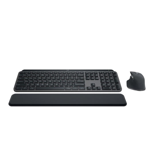 LOGITECH MX Keys S Full Size Membrane Wireless Gaming Keyboard and Mouse Combo ( Black ) ( 920-011605 ) - Byte Baazar