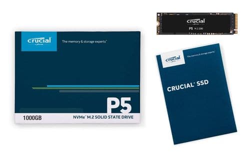 CRUCIAL P5 1TB 3D NAND M.2 NVME Gen3 Internal Solid State Drive ( SSD ) - Byte Baazar