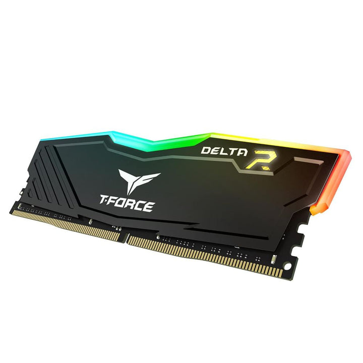 TEAMGROUP T-Force Delta RGB 64GB ( 32GB x 2 ) 5600MHz DDR5 RAM (Black) - Byte Baazar