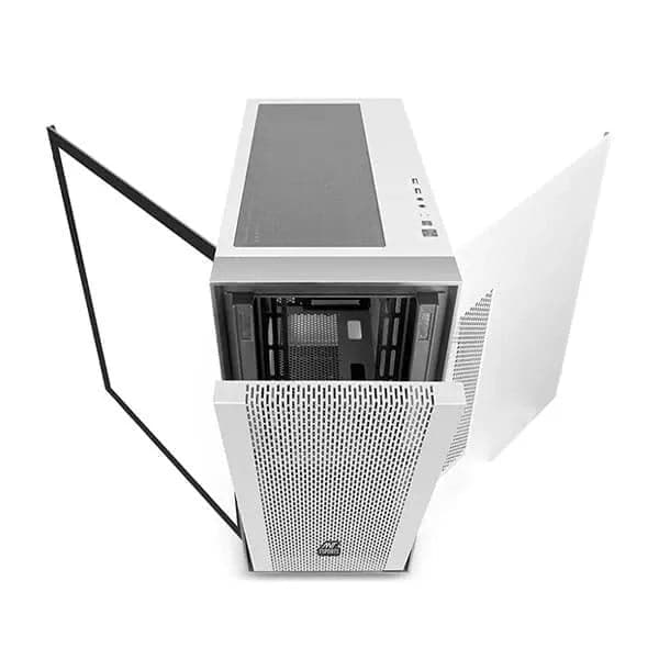 ANT ESPORTS 690 Air ARGB ATX Mid Tower Cabinet (White) - Byte Baazar