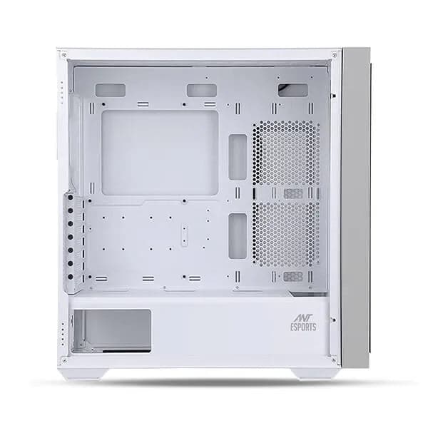 ANT ESPORTS 690 Air ARGB ATX Mid Tower Cabinet (White) - Byte Baazar