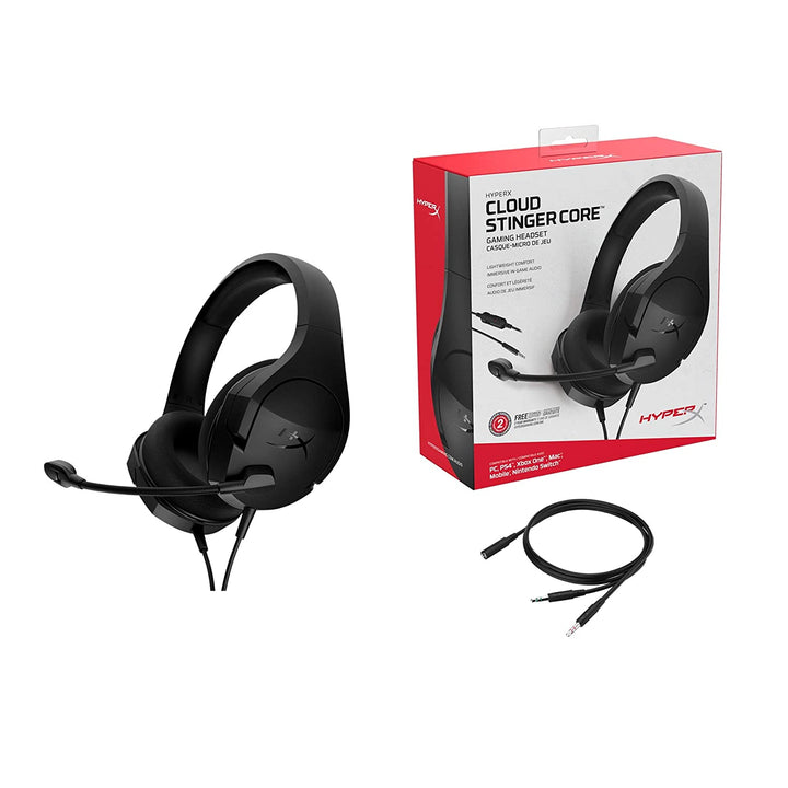 HYPERX Cloud Stinger Core Headphone (Black) (For PC) - Byte Baazar