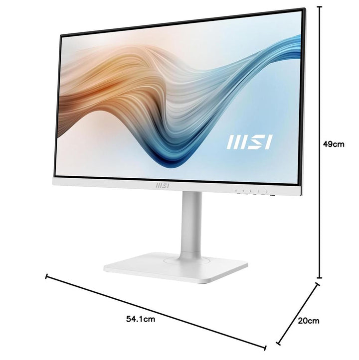 MSI Modern MD2412PW 24 Inch FHD 100Hz IPS Panel 114%SRGB 1MS IPS Adaptive Sync Business Monitor - Byte Baazar