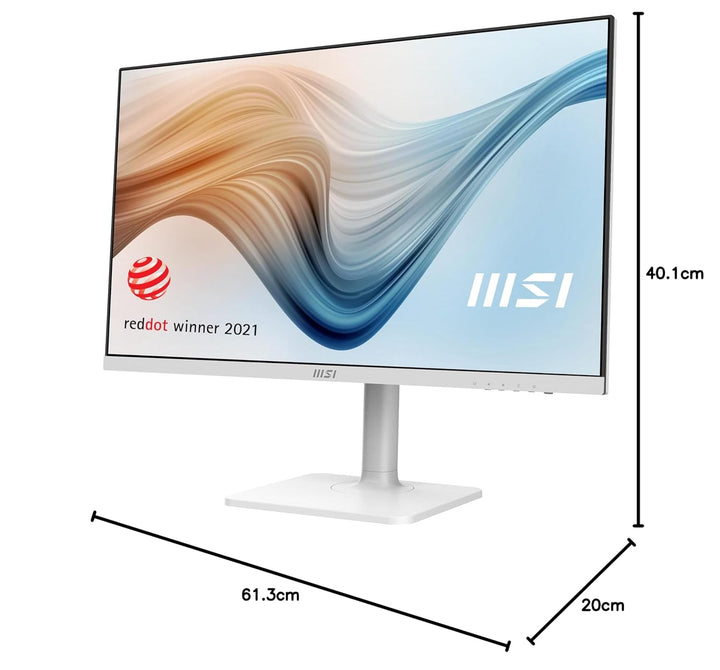 MSI Modern MD272QXPW 27 Inch QHD 100Hz IPS Panel 115% SRGB 1MS Adaptive Sync IPS Business Monitor - Byte Baazar