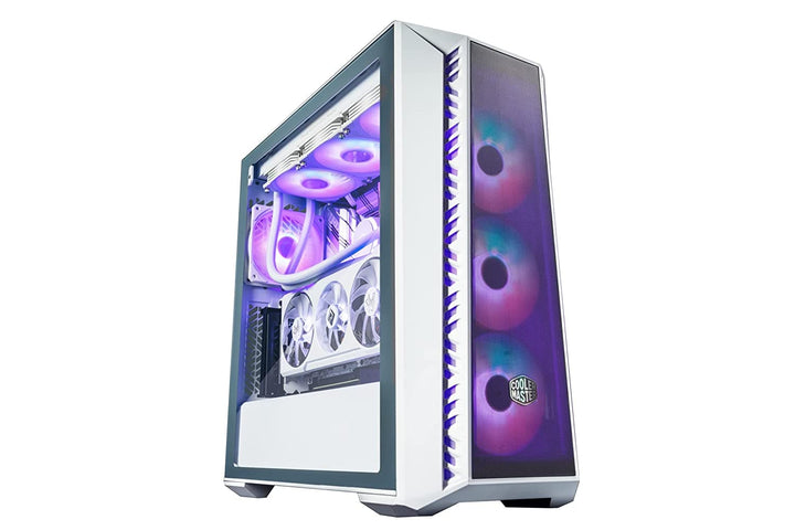 COOLER MASTER MB520 Mesh ATX Mid Tower Cabinet (White) - Byte Baazar