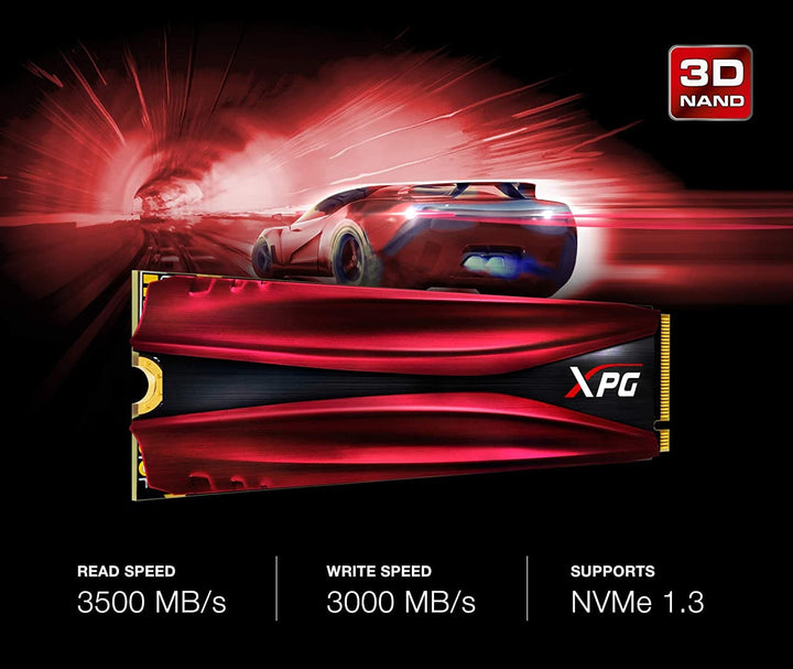 ADATA XPG Gammix S11 Pro 256GB M.2 NVMe Gen3 Solid State Drive (SSD) - Byte Baazar