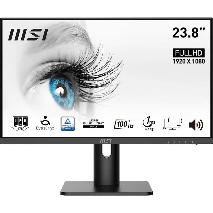 MSI PRO MP243XP 24 Inch FHD 100Hz IPS Panel 119%SRGB 1MS AMD Freesync Business Monitor - Byte Baazar