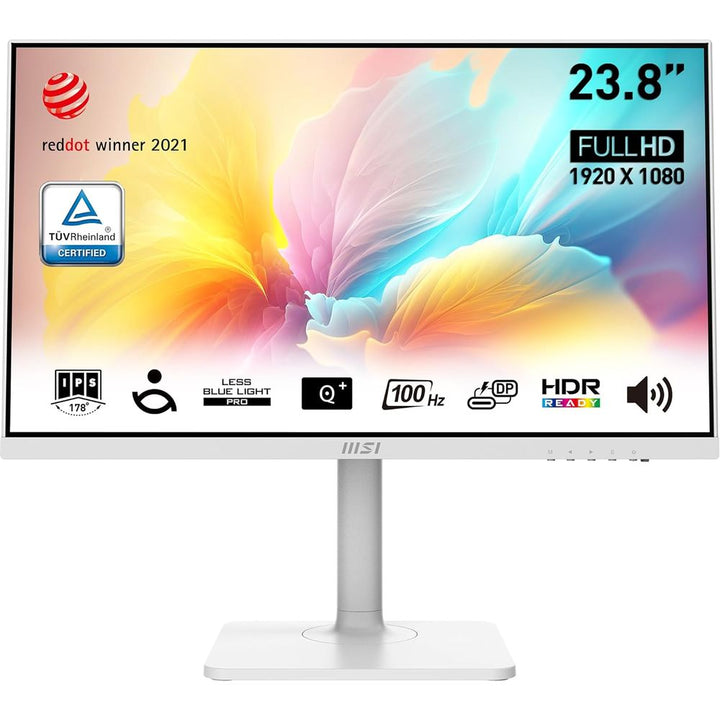 MSI Modern MD2412PW 24 Inch FHD 100Hz IPS Panel 114%SRGB 1MS IPS Adaptive Sync Business Monitor - Byte Baazar