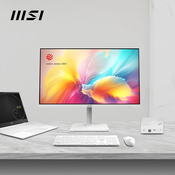 MSI Modern MD272QXPW 27 Inch QHD 100Hz IPS Panel 115% SRGB 1MS Adaptive Sync IPS Business Monitor - Byte Baazar