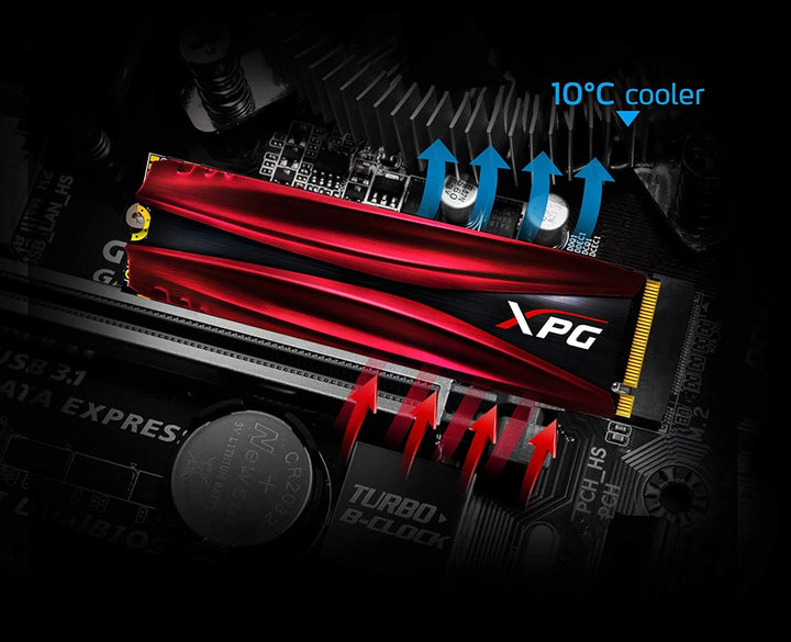 ADATA XPG Gammix S11 Pro 256GB M.2 NVMe Gen3 Solid State Drive (SSD) - Byte Baazar