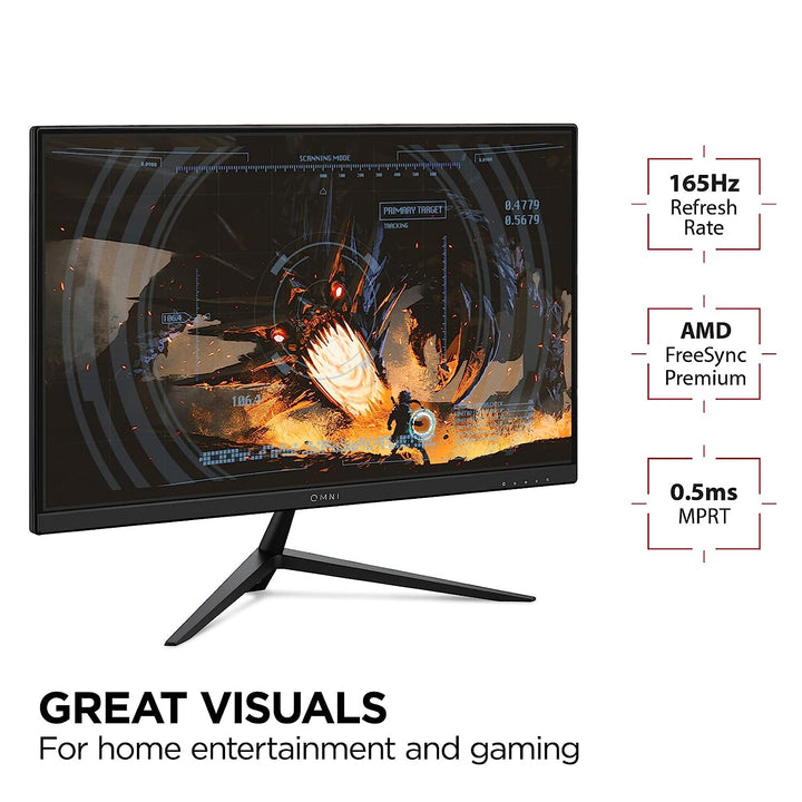 VIEWSONIC VX2428 24 Inch FHD 180Hz IPS Panel 104% SRGB 0.5MS AMD Freesync IPS Gaming Monitor - Byte Baazar