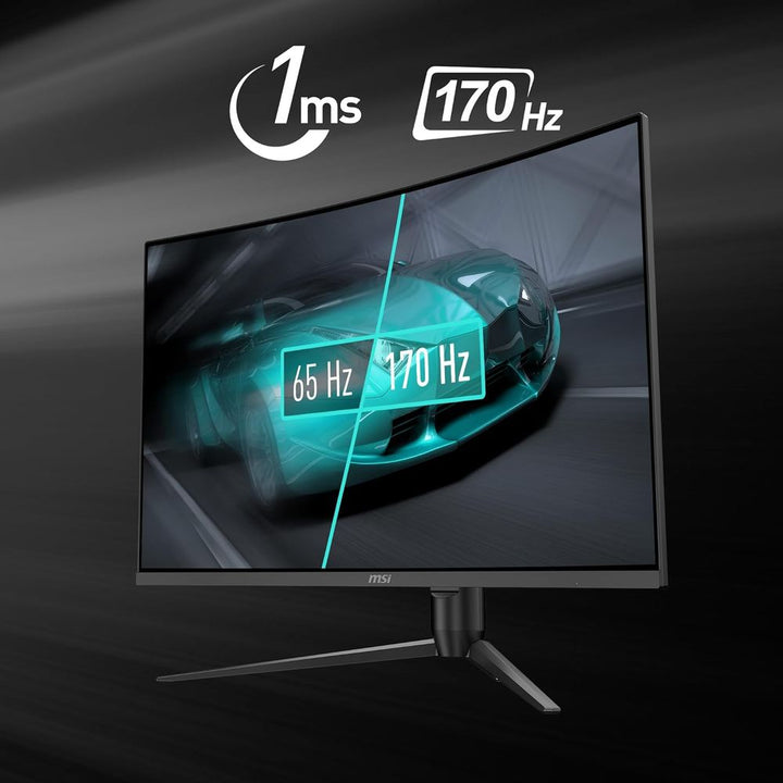 MSI G32CQ5P 32 Inch QHD 170Hz VA Panel 115%SRGB 1MS VA Curved Gaming Monitor - Byte Baazar