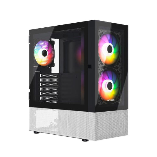 ANT ESPORTS Pepper 5F ARGB ATX Mid Tower Cabinet ( Black ) - Byte Baazar