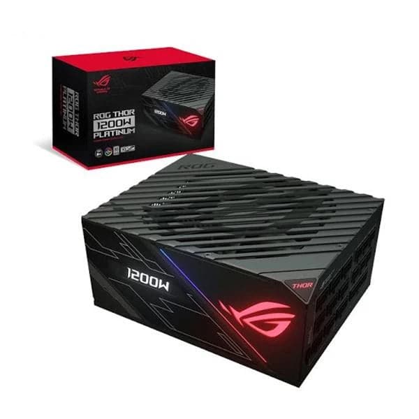 ASUS ROG Thor 1200W RGB 80 + Platinum Fully Modular ATX 2.0 Power Supply - Byte Baazar