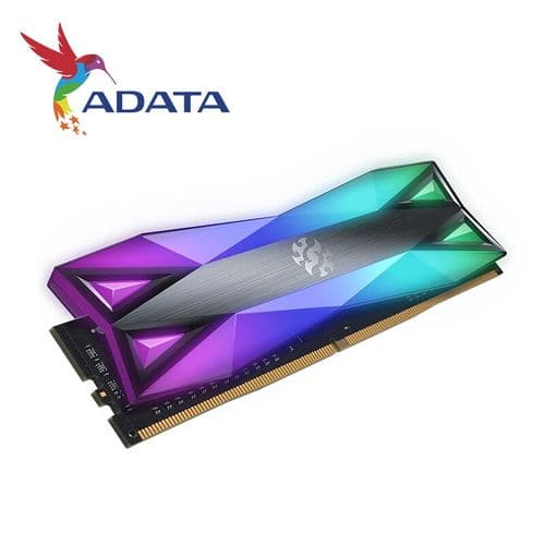 ADATA XPG Spectrix D60G RGB 16GB ( 16GB x 1 ) 3200MHz DDR4 RAM - Byte Baazar