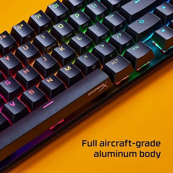 HYPERX Alloy Origins 65% RGB Mechanical Gaming Keyboard (Aqua Tactile Switch) - Byte Baazar