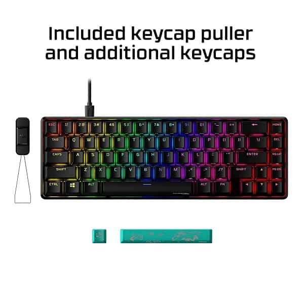 HYPERX Alloy Origins 65% RGB Mechanical Gaming Keyboard (Aqua Tactile Switch) - Byte Baazar