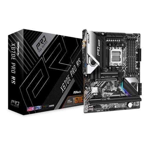 ASROCK X670E Pro RS Wifi DDR5 AMD Motherboard - Byte Baazar