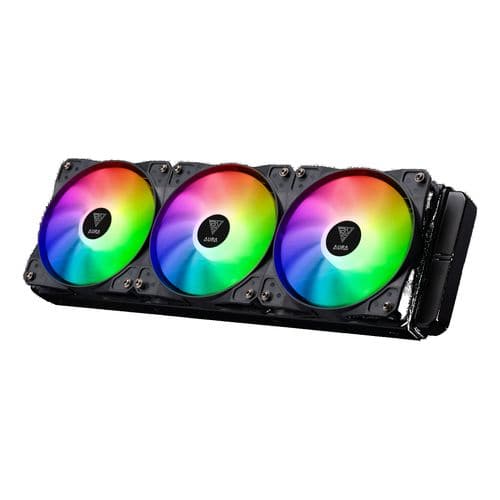 GAMDIAS Aura GL 360 RGB 360mm CPU Liquid Cooler (Black) - Byte Baazar