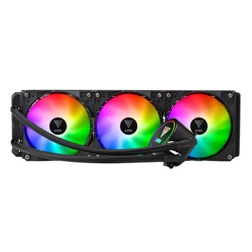 GAMDIAS Aura GL 360 RGB 360mm CPU Liquid Cooler (Black) - Byte Baazar