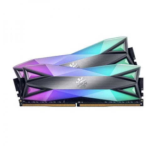 ADATA XPG Spectrix D60G RGB 32GB ( 16GB x 2 ) 3200MHz DDR4 RAM - Byte Baazar