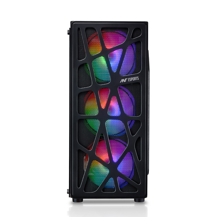 ANT ESPORTS Elite 1100 ATX Gaming Cabinet (Black) - Byte Baazar