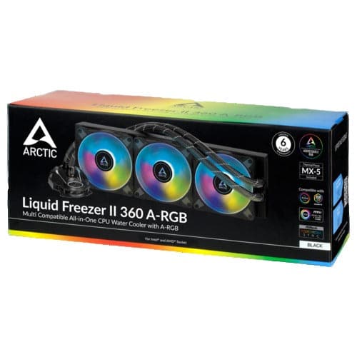 ARCTIC Liquid Freezer II 360 ARGB 360mm CPU Liquid Cooler (Black) - Byte Baazar