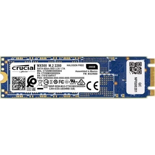 CRUCIAL MX500 250GB M.2 SATA SATA 3 Solid State Drive ( SSD ) - Byte Baazar