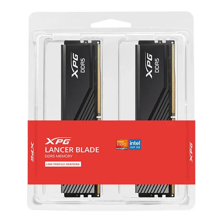 ADATA XPG Lancer Blade 32GB (16GB x 2) DDR5 6000MHz RAM (Black) - Byte Baazar