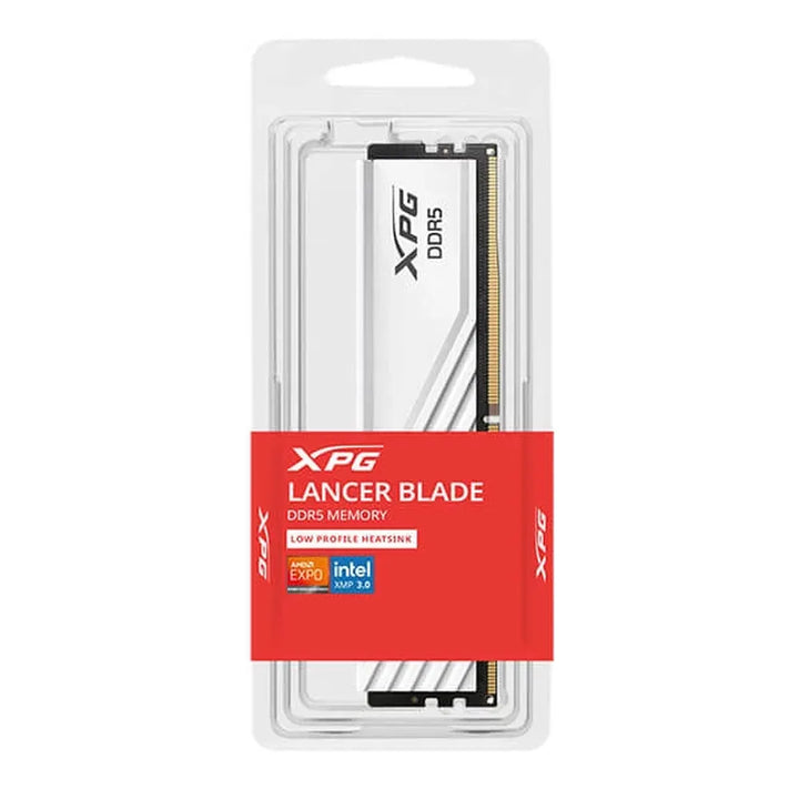 ADATA XPG Lancer Blade 16GB (16GB x 1) DDR5 6000MHz RAM (White) - Byte Baazar