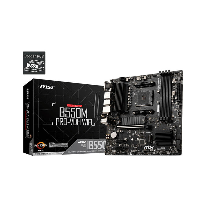 MSI B550M Pro-VDH Wifi DDR4 AMD Motherboard - Byte Baazar