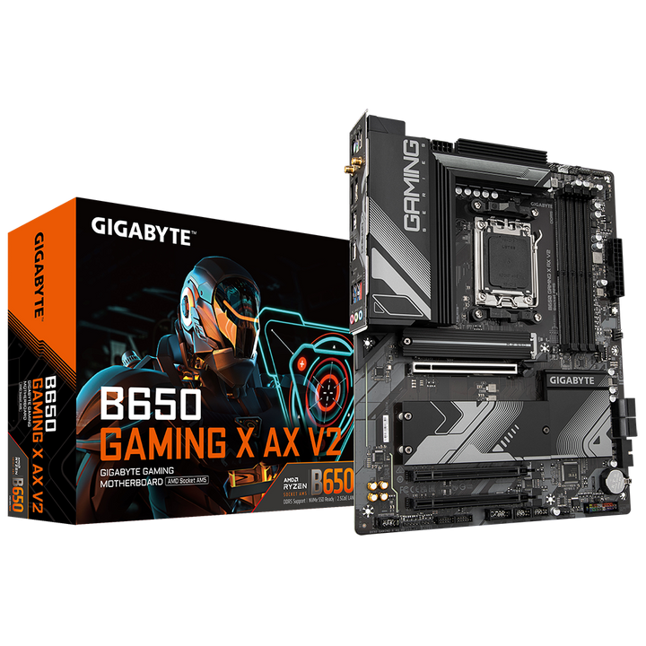 GIGABYTE B650 Gaming X AX V2 DDR5 AMD Motherboard (Black) - Byte Baazar