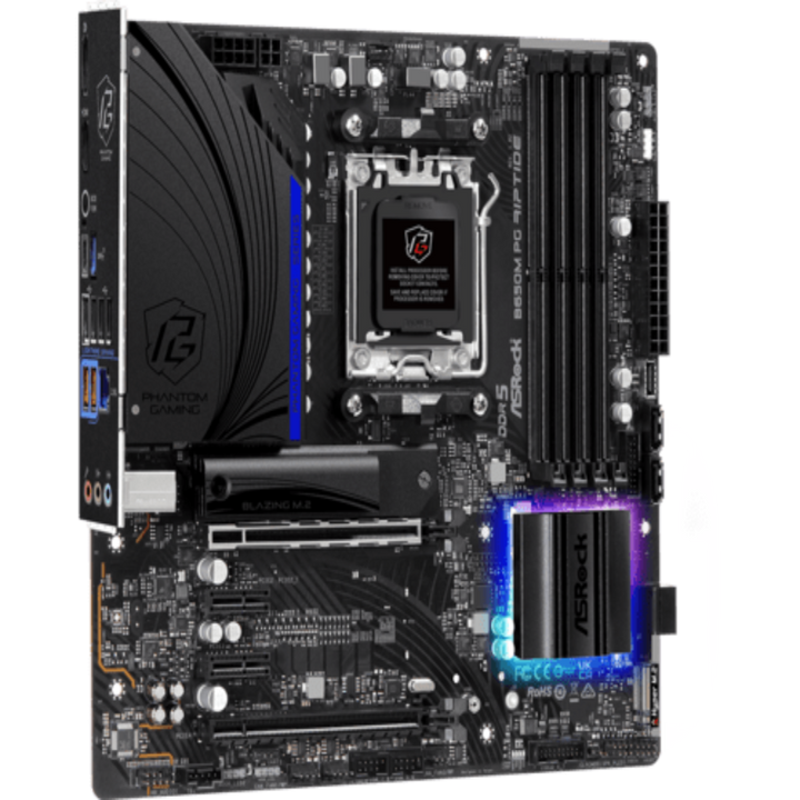 ASROCK B650M Phantom Gaming Riptide DDR5 AMD Motherboard - Byte Baazar