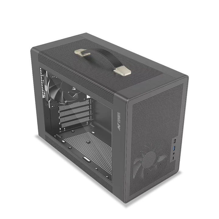 ANT ESPORTS Box C Air MATX Mid Tower Cabinet ( Grey ) - Byte Baazar