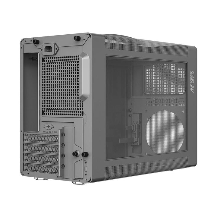 ANT ESPORTS Box C Air MATX Mid Tower Cabinet ( Grey ) - Byte Baazar