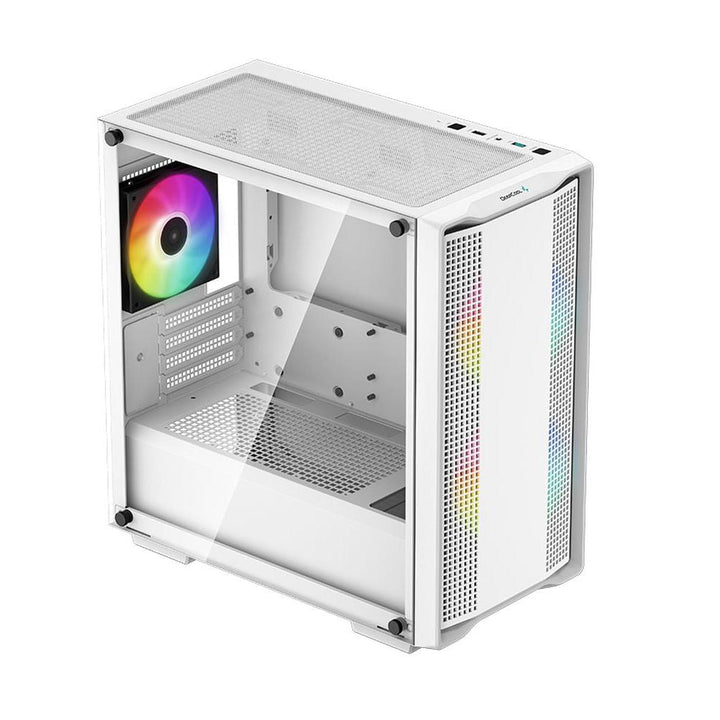 DEEPCOOL CC360 ARGB MATX Mid Tower Cabinet ( White ) - Byte Baazar